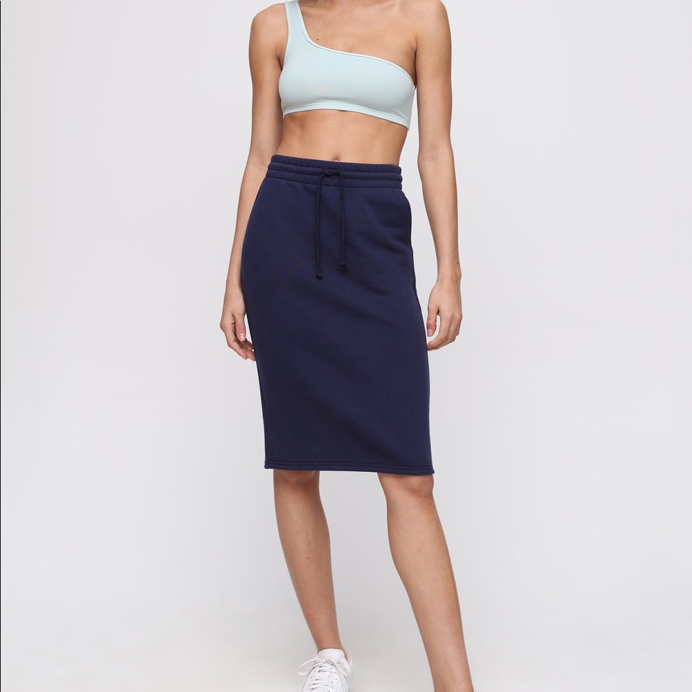 TNA sweat fleece skirt